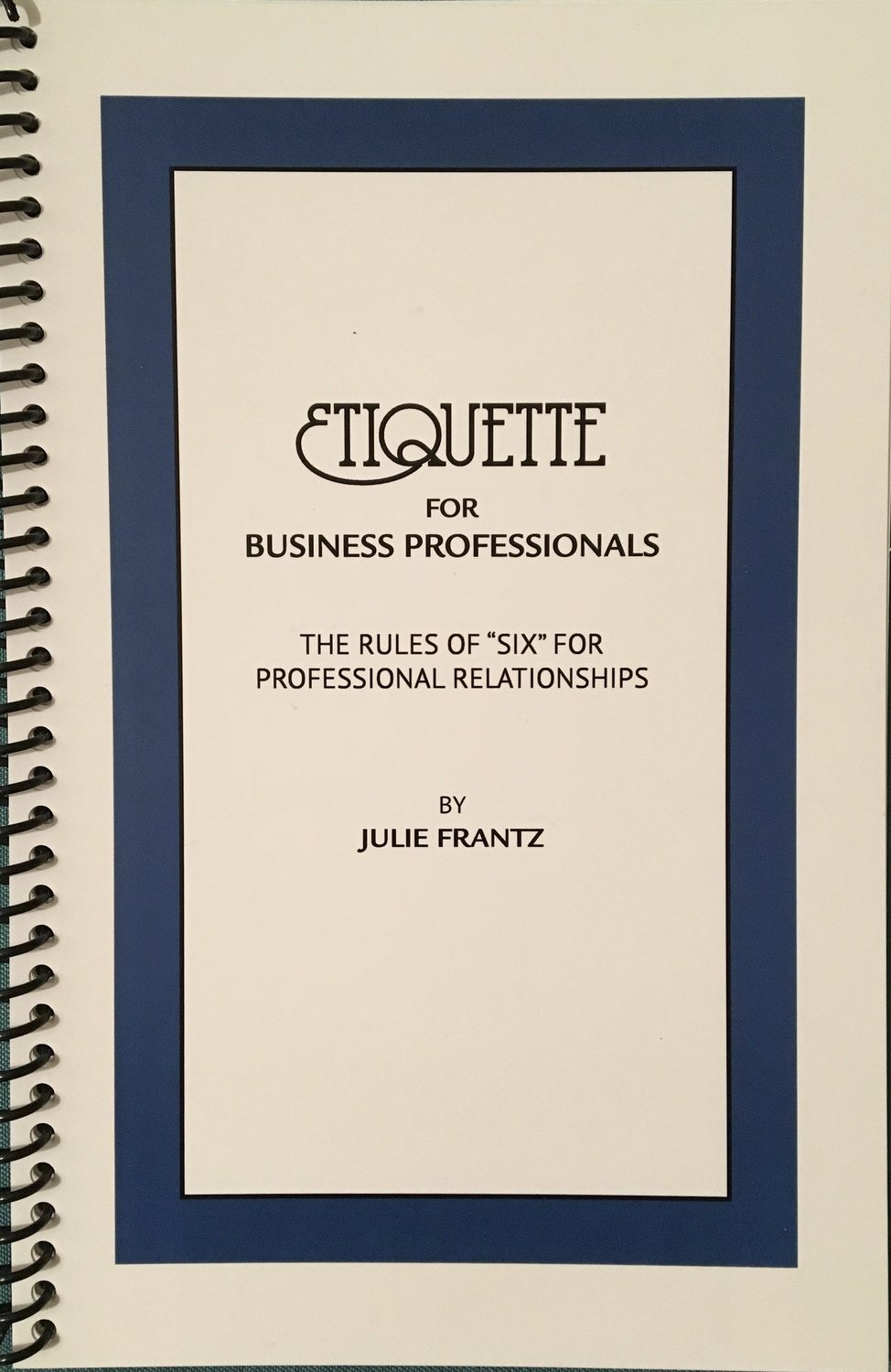 etiquette for the business professional cover photo